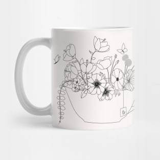 Floral tea cup Mug